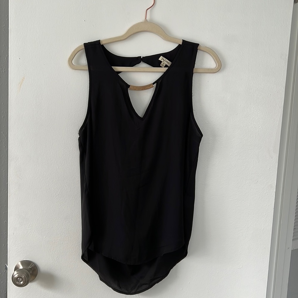 Open back dressy tank